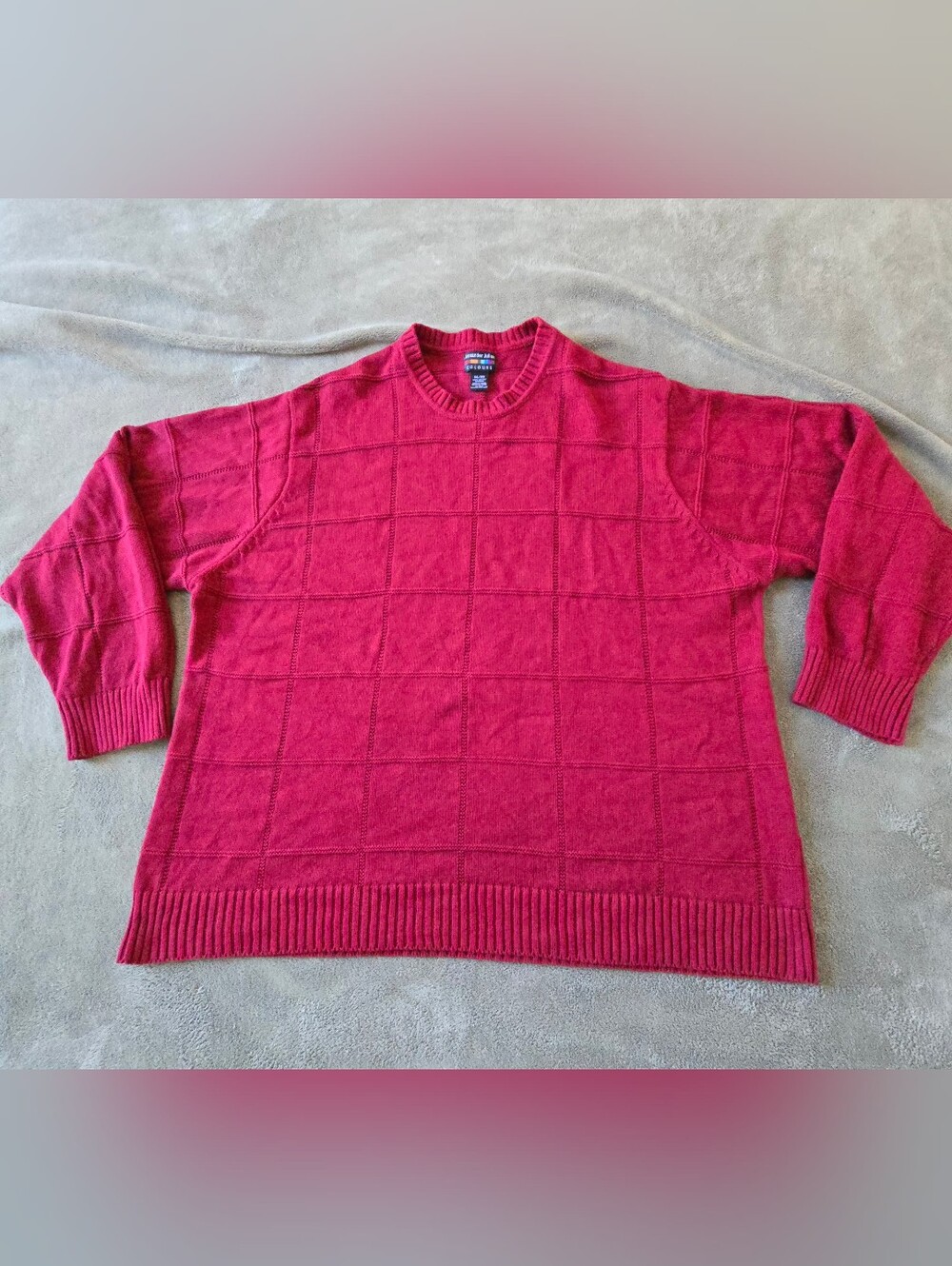 Alexander Julian Men's Crewneck Sweater in Red